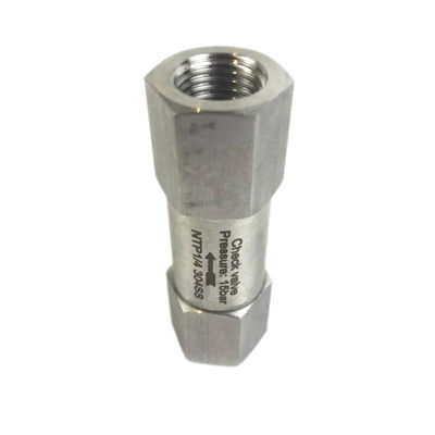 Acero inoxidable 316 304 de fundición WZ válvula de control de alta presión sin retorno para industrial