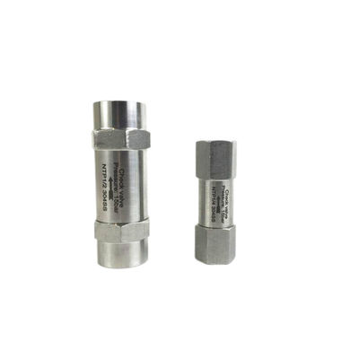 Acero inoxidable 316 304 de fundición WZ válvula de control de alta presión sin retorno para industrial