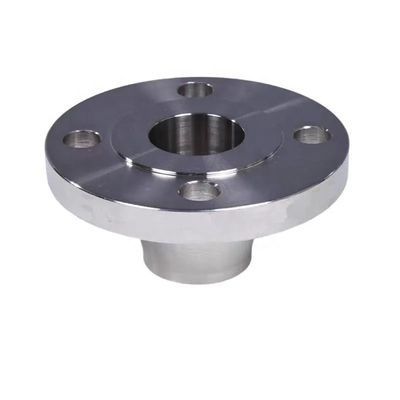ANSI DIN A105 Placa de acero al carbono de cara plana tubo deslizante en el brillo WN brillo forjado de plata