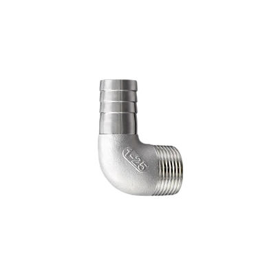Acero inoxidable de fundición 201 304 WZ 90 grados Exterior de tornillo y manguera Codo