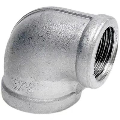 Acero inoxidable 201 304 Filamento femenino de 90 grados con reducción de codo NPT BSPT BSP DIN