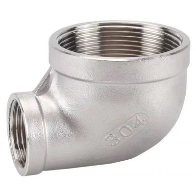 Acero inoxidable 201 304 Filamento femenino de 90 grados con reducción de codo NPT BSPT BSP DIN