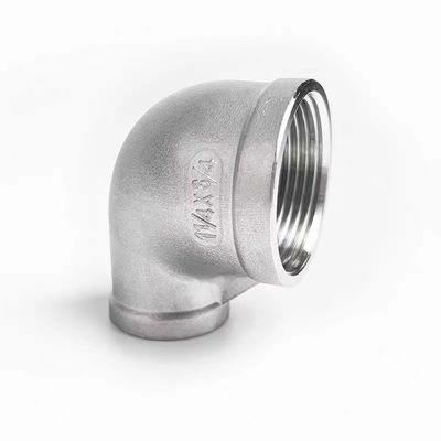 Acero inoxidable 201 304 Filamento femenino de 90 grados con reducción de codo NPT BSPT BSP DIN