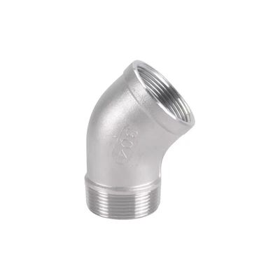 ODM soportado WZ 201 304 316L Accesorios de tubería NPT Bspt roscado 45 grados Codo femenino