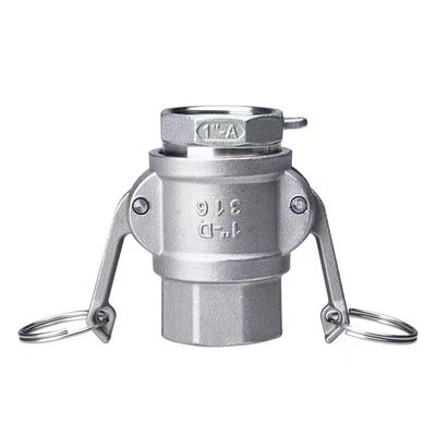 Igual SS 304 316 Acero inoxidable acoplamiento de acoplamiento de acoplamiento de acoplamiento rápido de tipo D NPT BSPT BSP