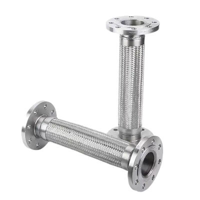 Tubos de acero inoxidable 304 316 de metal flexible ondulado con conexión de brida