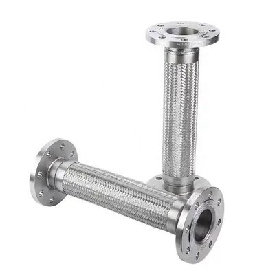 Tubos de acero inoxidable 304 316 de metal flexible ondulado con conexión de brida