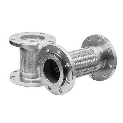 Tubos de acero inoxidable 304 316 de metal flexible ondulado con conexión de brida