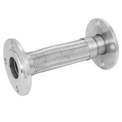 Tubos de acero inoxidable 304 316 de metal flexible ondulado con conexión de brida