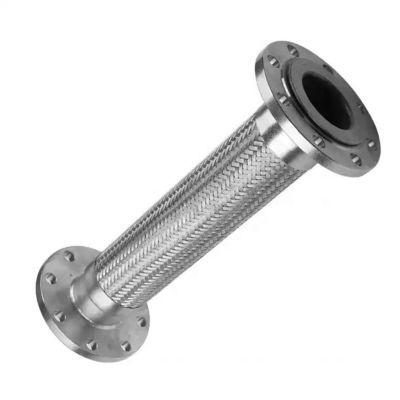Tubos de acero inoxidable 304 316 de metal flexible ondulado con conexión de brida
