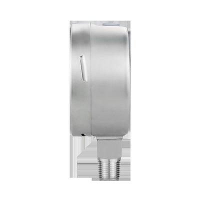 Conexión de hilo WZ 100mm 304SS Medidor de presión de acero inoxidable Código de cabeza cilíndrica