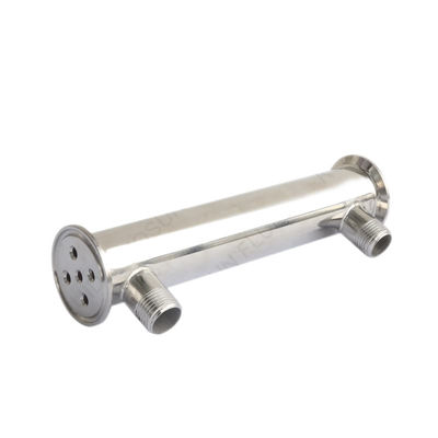 Código de la cabeza cilíndrica de acero inoxidable 304 316 Tri Clamp Deflegmator Condensador de reflujo