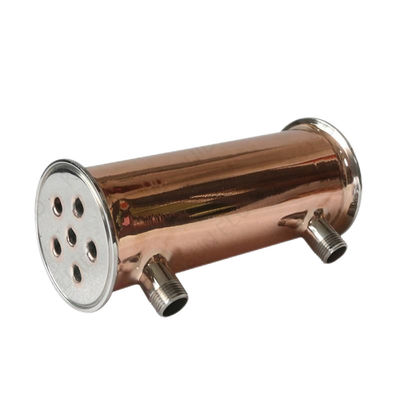 Código de la cabeza cilíndrica de acero inoxidable 304 316 Tri Clamp Deflegmator Condensador de reflujo