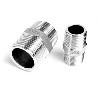 1/4' -4.0' de acero inoxidable 201 304 316 Hielo hexadecimal corto pezón para plomería hidráulica Bsp Npt