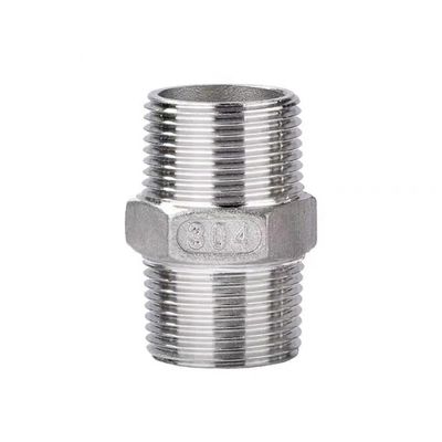 1/4' -4.0' de acero inoxidable 201 304 316 Hielo hexadecimal corto pezón para plomería hidráulica Bsp Npt