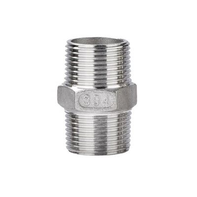 1/4' -4.0' de acero inoxidable 201 304 316 Hielo hexadecimal corto pezón para plomería hidráulica Bsp Npt