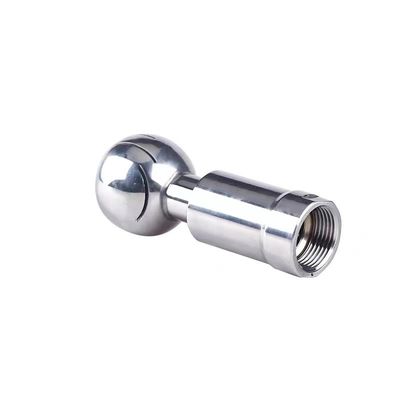 WZ SS 304 316 316L Tri-clampada de la manguera de la unión de la manguera sanitaria con 360 de rotación de la bola de limpieza