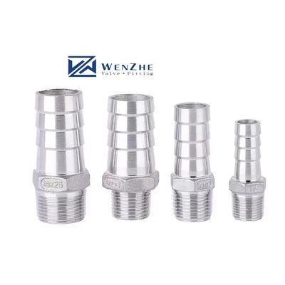 Saldado de accesorios para tuberías de acero inoxidable para 201 304 316 SS304 SS316L Hex Hose Nipple