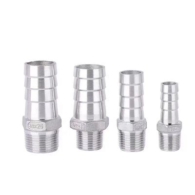 Saldado de accesorios para tuberías de acero inoxidable para 201 304 316 SS304 SS316L Hex Hose Nipple
