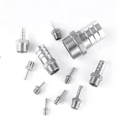Saldado de accesorios para tuberías de acero inoxidable para 201 304 316 SS304 SS316L Hex Hose Nipple
