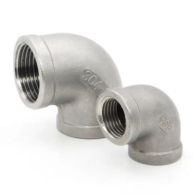 201 304 Cabecera cilíndrica de acero inoxidable Código 90/45 grados Accesorios de tuberías de tubería de codo