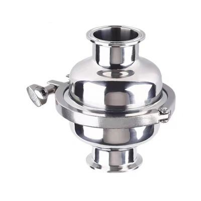 Código de cabeza cilíndrica de acero inoxidable 316 304 Hygienic Tri Clamp Ball Filter para WZ SS