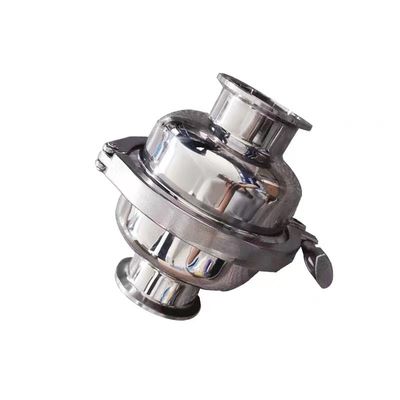 Código de cabeza cilíndrica de acero inoxidable 316 304 Hygienic Tri Clamp Ball Filter para WZ SS