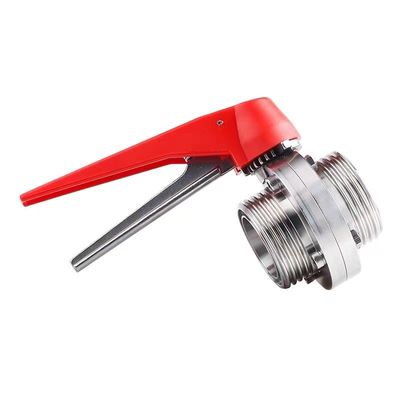 WZ acero inoxidable 304 316 316L válvula de mariposa roscada igual a 1/8 "--4" para DIN 3A SMS