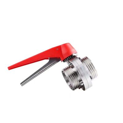 WZ acero inoxidable 304 316 316L válvula de mariposa roscada igual a 1/8 "--4" para DIN 3A SMS