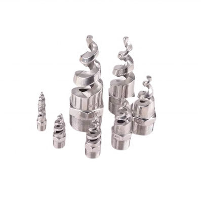 1/4 "-2" de acero inoxidable 316SS Full Cone espiral boquilla para aplicaciones de fundición de precisión