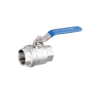 Valva de bolas de presión normal 3A DIN NPT BSPT BSPP 1/4''-4.0' Plata