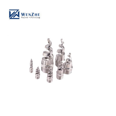 1/4 "-2" de acero inoxidable 316SS Full Cone espiral boquilla para aplicaciones de fundición de precisión