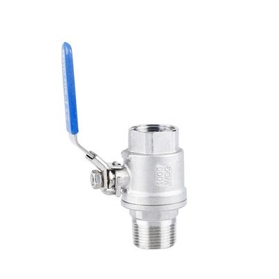 Válvula de bolas flotantes de acero inoxidable de 2PC de alta temperatura para uso industrial