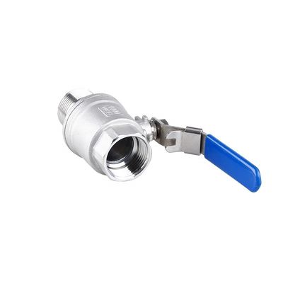 Válvula de bolas flotantes de acero inoxidable de 2PC de alta temperatura para uso industrial