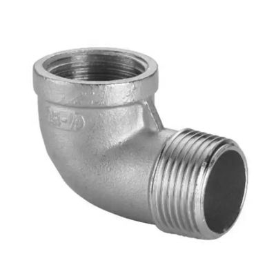 Acero inoxidable 304 316 Accesorios para tuberías de codo roscado de 90 grados para suministros de plomería