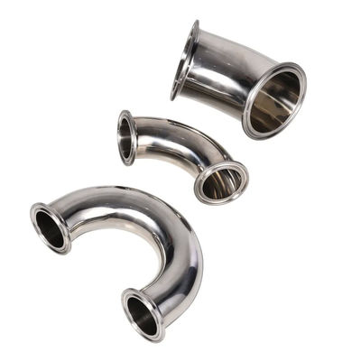 WZ ISO Standard Size 4 Way Elbow Pipe Fitting en acero inoxidable 304/316 para uso sanitario