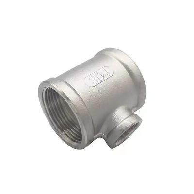 Accesorios de acero inoxidable unión de conectores NPT BSPT Reducción Tee Unión cónica cruzada M/F