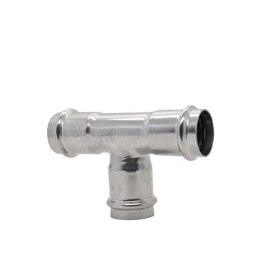 Te en acero inoxidable 304 316 para el sistema de suministro de agua