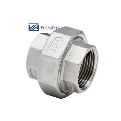 304 Acero inoxidable Diferentes tipos Femenino Fittings de transición de tuberías de unión Unión