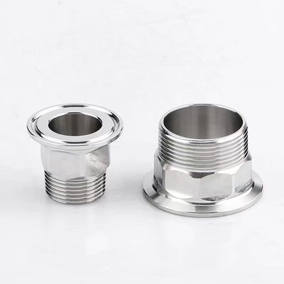Acero inoxidable igual 304 de hilo masculino hex de perilla de acero hex adaptador