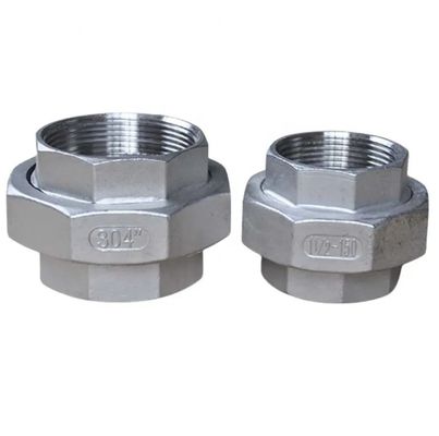 304 Acero inoxidable Diferentes tipos Femenino Fittings de transición de tuberías de unión Unión