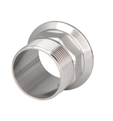 Acero inoxidable igual 304 de hilo masculino hex de perilla de acero hex adaptador