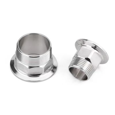 Acero inoxidable igual 304 de hilo masculino hex de perilla de acero hex adaptador