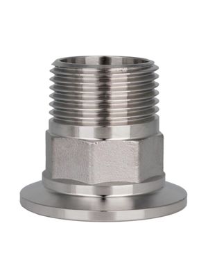 Acero inoxidable igual 304 de hilo masculino hex de perilla de acero hex adaptador