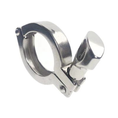 CLAMP Conexión Sanitaria de acero inoxidable SS304 SS316L Tri Clamp Single Pin para soporte OEM