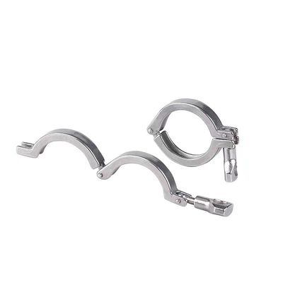 CLAMP Conexión Sanitaria de acero inoxidable SS304 SS316L Tri Clamp Single Pin para soporte OEM