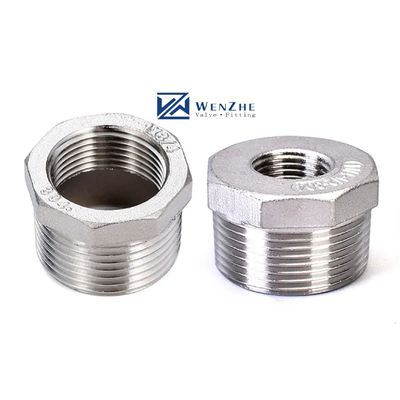 Encasillado hexagonal de acero inoxidable para la unión de hilos BSP NPT Conexión suave y segura
