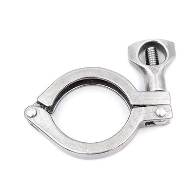 CLAMP Conexión Sanitaria de acero inoxidable SS304 SS316L Tri Clamp Single Pin para soporte OEM