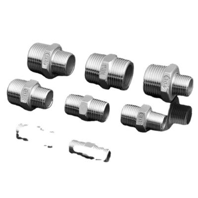 Apoyo personalizado ODM fundición de acero inoxidable 316 BSP/NPT Hex Reducción de pezón