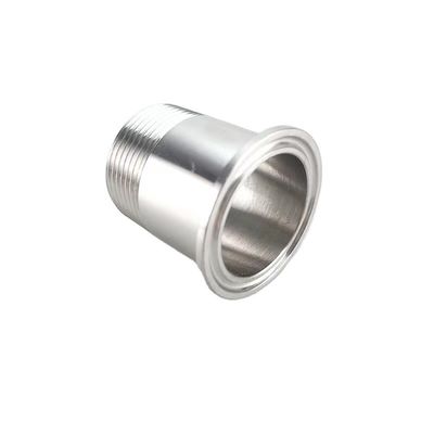 Código de cabeza cuadrada Adaptador sanitario de herradura masculina para el estándar DIN/SMS/ISO/3A